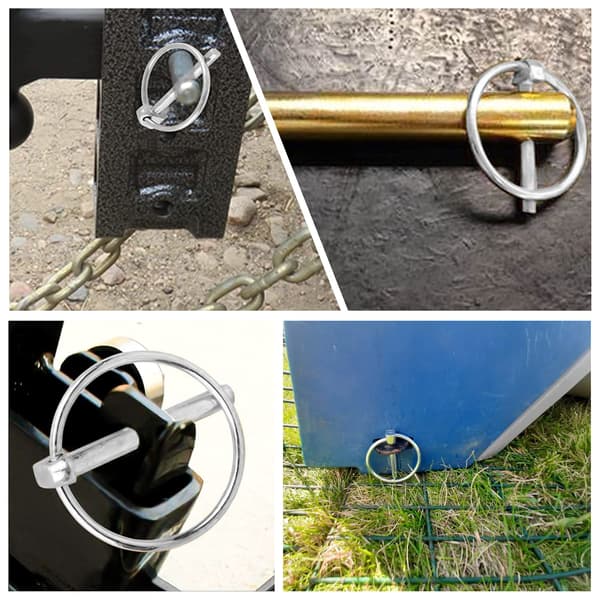 [RM]10 kpl maatalousperävaunun pidikkeitä, 8 mm