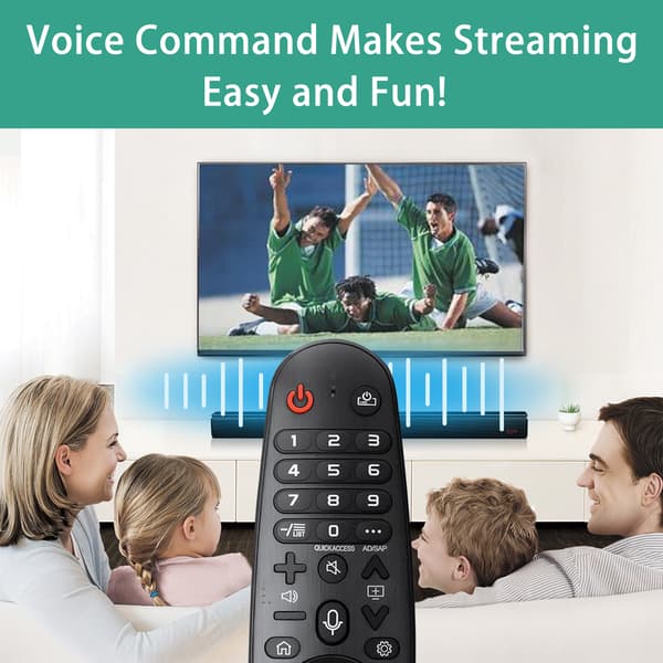 [RM]LG Magic Remote Compatible Universal TV Remote Control Voice Control Mouse Black black