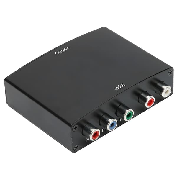 [RM]YPBPR til High Definition Multimedia Interface-omformer Video Audio 1080P Datatilbehør 100-240VEU-plugg 0.1