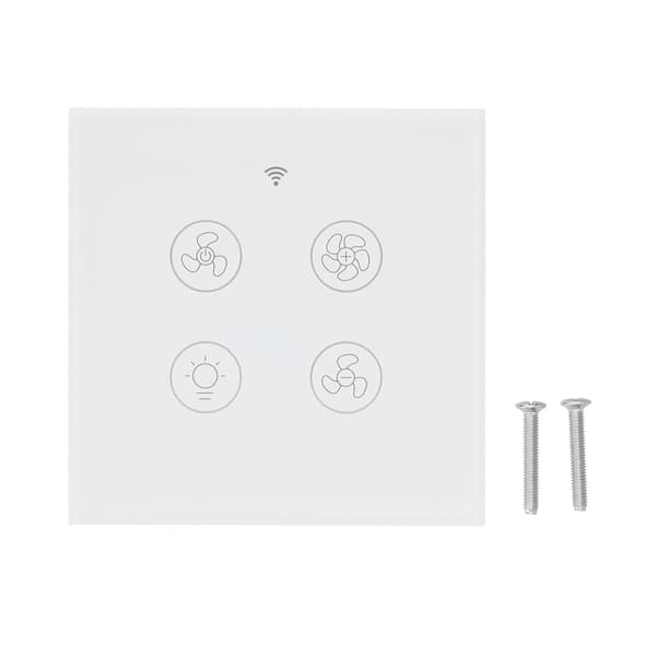 [RM] Intelligent WiFi Fan Light Switch Supports RF Remote Control