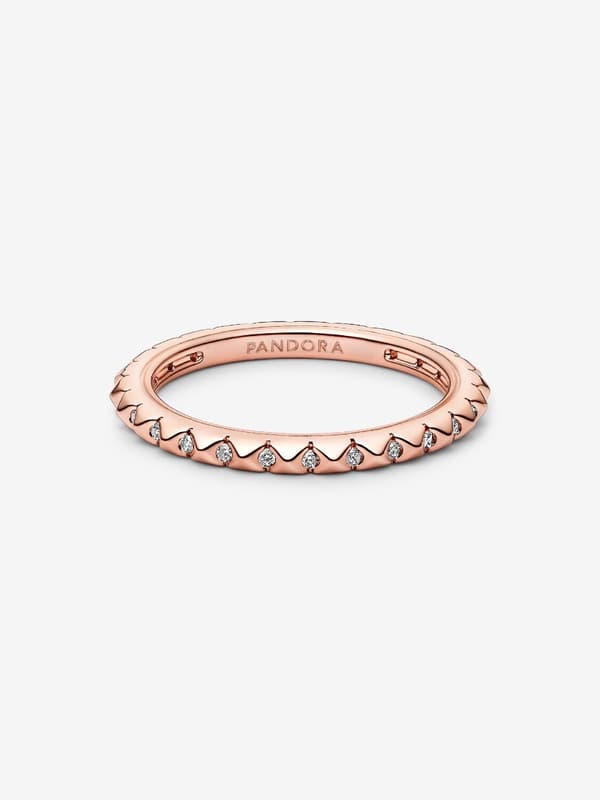 [RM]Pandora - P ME Pyramidring - 14k rosaguldplettering Circumference: 52mm
