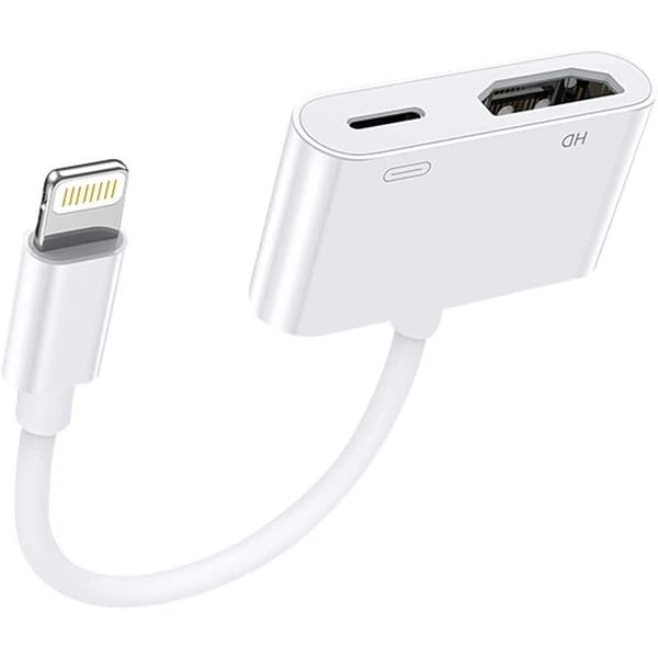 [RM]Lightning Digital AV-adapter [Apple MFi-certifierad] Lightning till HDMI Sync