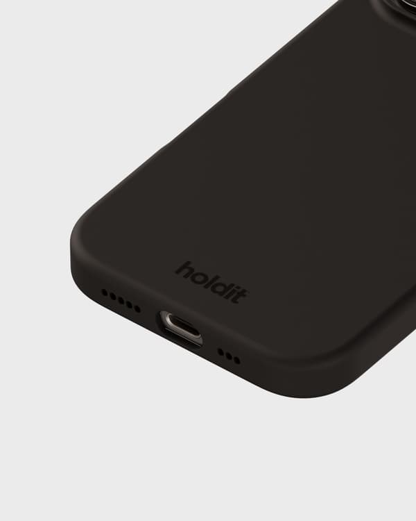 [RM]holdit iPhone 16 Pro Max -silikonikuori Svart Silikon
