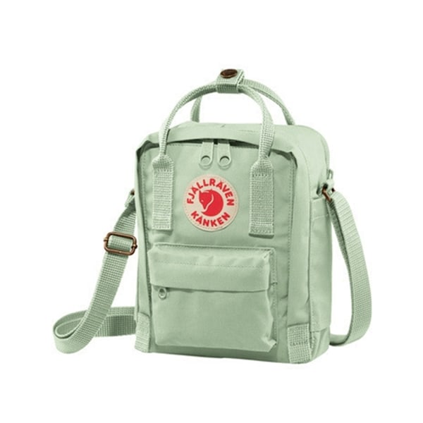 Dam Herr Utomhus Canvas Crossbody Väska Midjeväska Sportväska för Träning Resor Löpning Vandring Cykling, Vattentät Mint Green