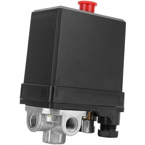 [RM]G1/4\" Pressure Switch, 380V Three-Phase 4-Hole Vertical Pressure Switch Control Valve for Air Compressor