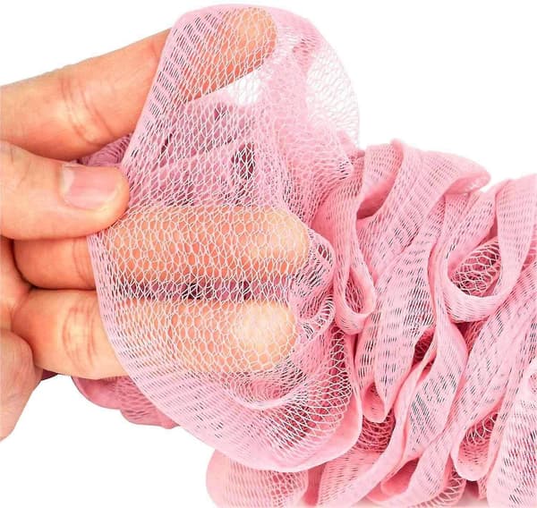 [RM]2023 - Back Scrubber for Shower, Long Bath Sponge Shower Brush, Soft Nylon Mesh Back Cleaner Washer-1