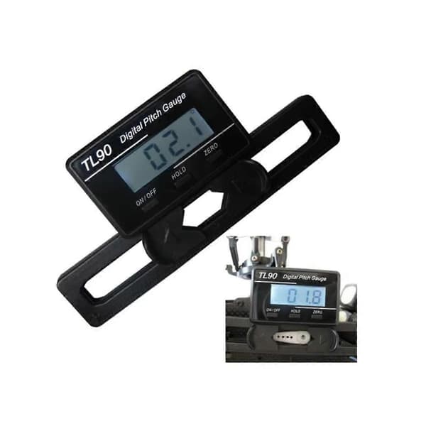 [RM]TL90 LCD Digital Pitch Gauge Propeller Blade Angle Measuring Tool Backlight Gyro Sensor ST250-800 Size Helicopter