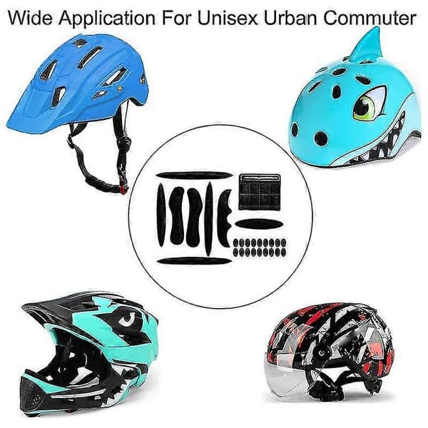 [RM]2-pack Universal Bicycle Helmet Replacement Pads Set, Sponge Pads Kit for Bicycle Motorcycle
