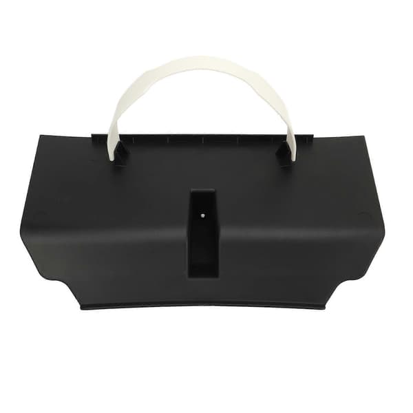 [RM]Under-Screen Storage Tray Large Capacity Non-Slip Under-Screen Storage Tray Replacement for Tesla Model 3 White Handle