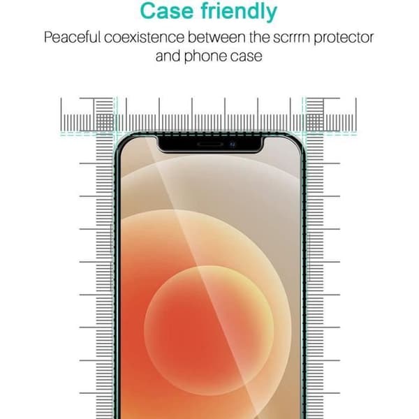 [RM]E.F.Connection [4 stk] Herdet glass til iPhone 13 mini (5,4\") Transparent