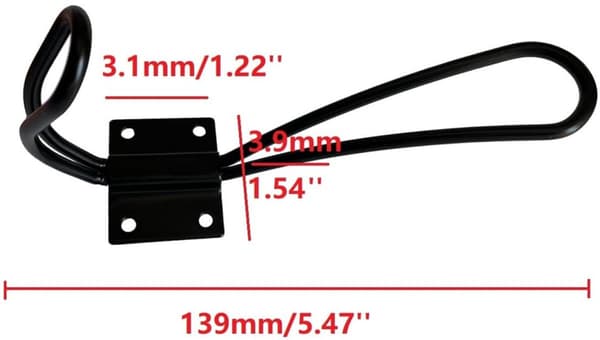 [RM]10 pieces - 13*4 cm - Hook - Clothes hooks - Coat hook - Wardrobe hooks - Weatherproof