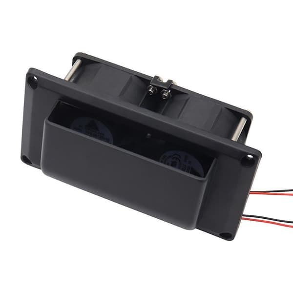 [RM] til DC 12V Emhætte Udsugningsventilator til Campingvogn Trailer Universal RV Interiør Luft Sort .. Sort Black High power