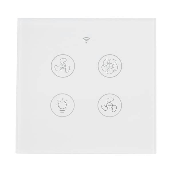 [RM] Intelligent WiFi Fan Light Switch Supports RF Remote Control