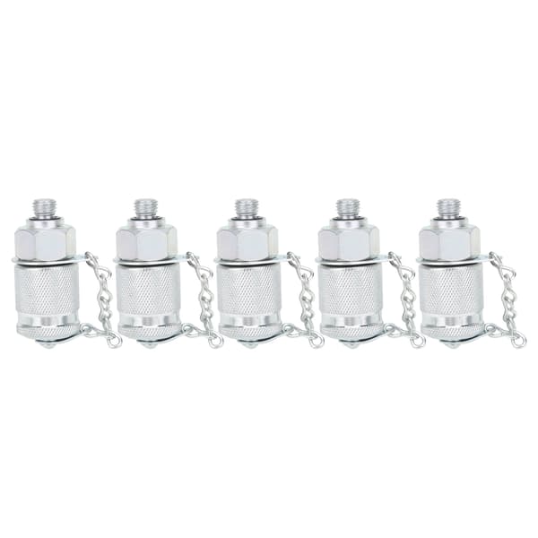 [RM] Hydraulic Test Adapter Kit 5 Pcs PT PPT M8 x 1 Pressure Measurement Thread Test Couplings
