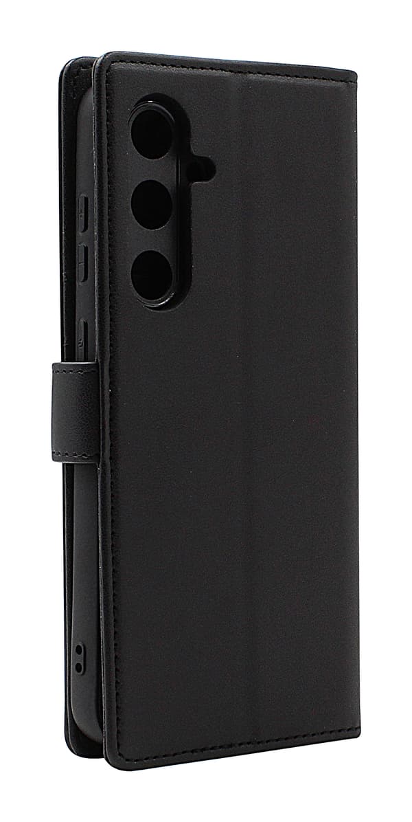[RM]Skimblocker Samsung Galaxy S25 FE Magnet Wallet Case Mörkröd