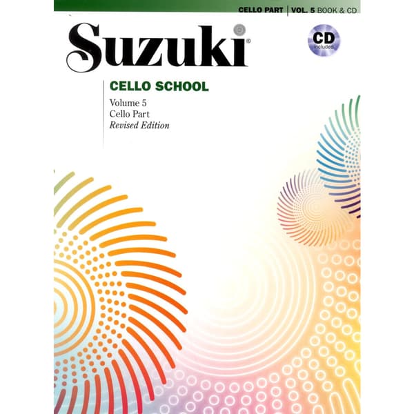 [RM]Suzuki Celloskole. Bind 5, bog og CD (paperback, eng)