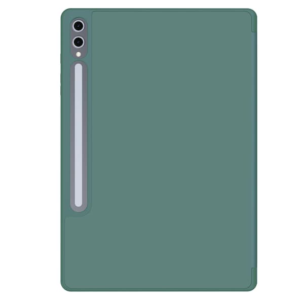 [RM]Case for Samsung Galaxy Tab S10 Ultra 14.6 Solid Color Protective Case Dark Green