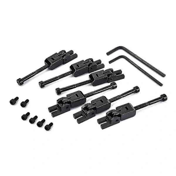 6st Metall Gitarr Låsta Strängsadlar för Floyd-Rose Tremolo Stall Delar