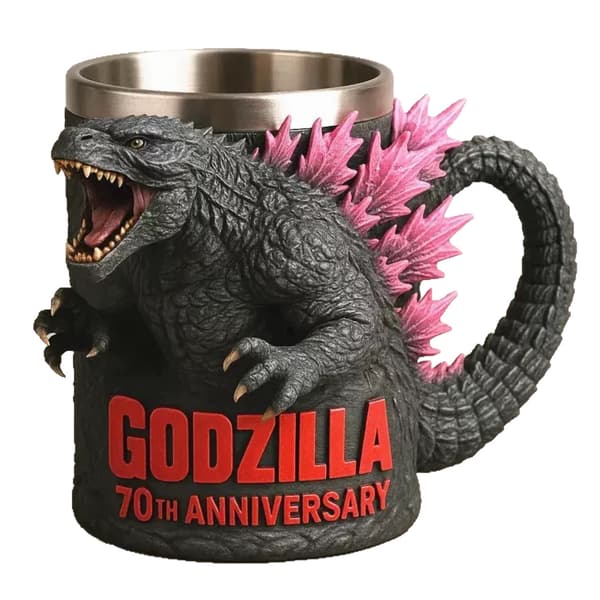 [RM]Godzilla 70th Anniversary 3D Mug, Pink