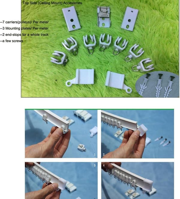 [RM] Foldable (300 cm ceiling mount) metal alloy and flexible plastic