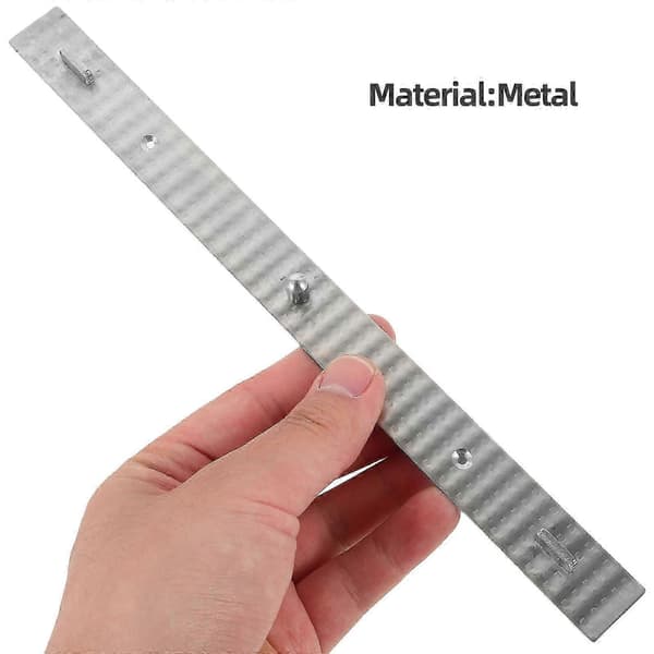 [RM]Animation Pegbar Tool, Cartoon Ruler, 3-Pin Animation Pegbar, Paper Fixing Tool for Animation Silver Silver 25.00X2.00X1.00CM