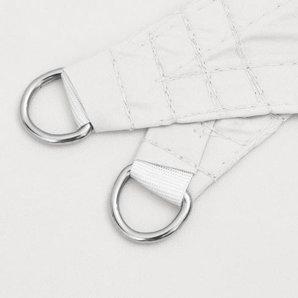 [RM]vidaXL Sun Shade Sail Oxford Fabric Triangular 3.6x3.6x3.6 m White Vit white