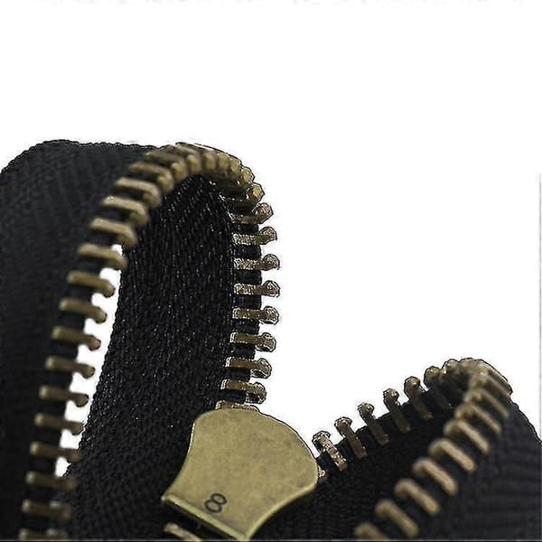 [RM]2-pack 70 cm #8 Metal Zipper Double Puller Separable Black Metal Zipper A-Zipper Puller Zipper For Jackets