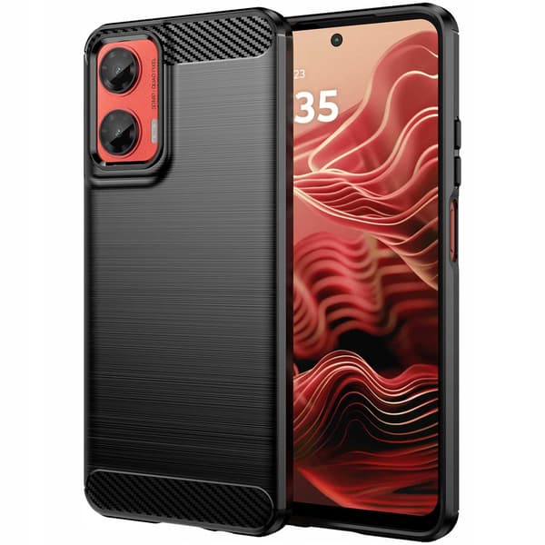 [RM]Spacecase Cover Kolhäll Motorola G35 5G Musta