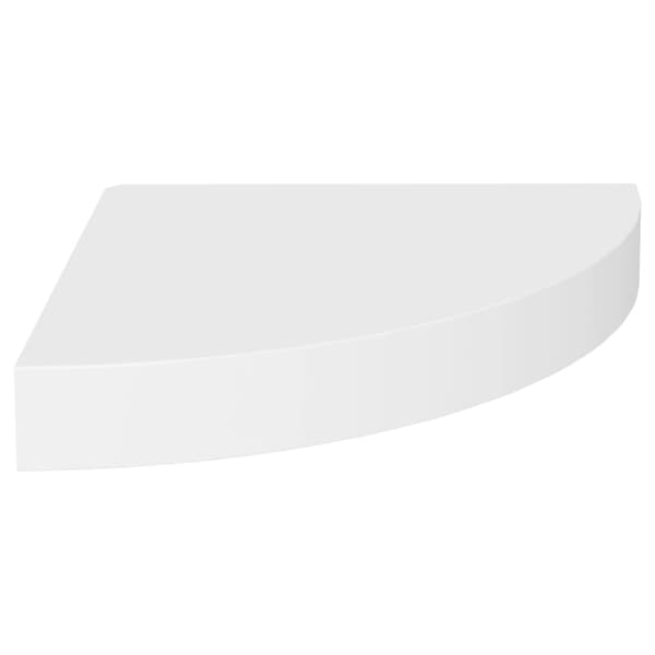 [RM]vidaXL Floating Corner Shelf White 25x25x3.8 cm MDF Vit white