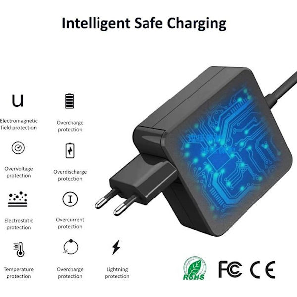[RM]NÄTADAPTER Laddare för ASUS Vivobook Eeebook E406MA E406S E406SA E410M E410MA E502M E502MA E502N E410