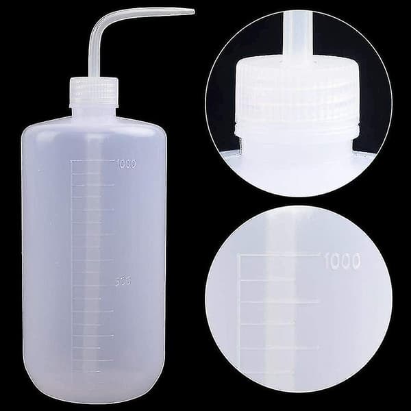 [RM]3 pcs 1000ml Succulent Pouring Water Bottle Squeeze Bottle, Plastic Squeeze Bottle Angled Spray Bottle