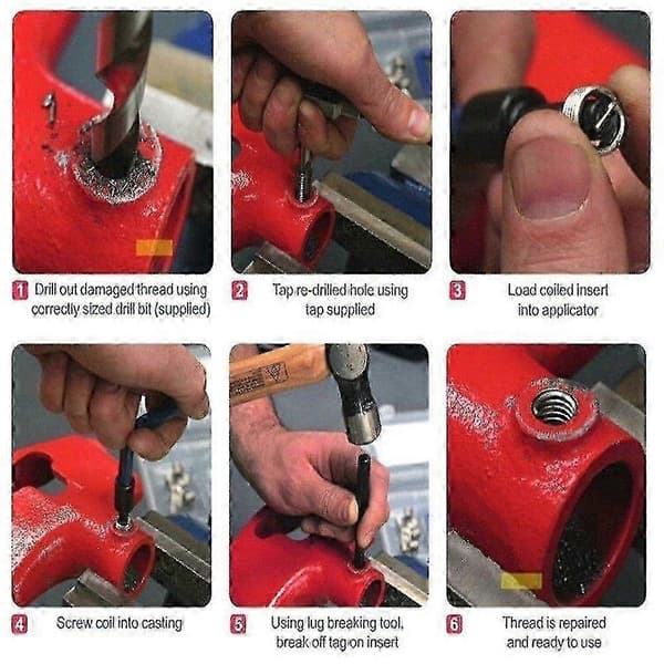 [RM]Car Thread Repair Kit with M3 M4 M7 M9 M11 Inserts M3X0.5