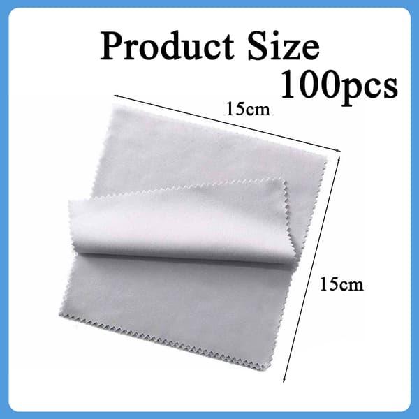 [RM] Reusable Soft for Cleaning, Maintaining Luster, Microfiber Polishing Cloths for Jewelry, Glasses, Electronics, Multifunctional Soft Microfiber