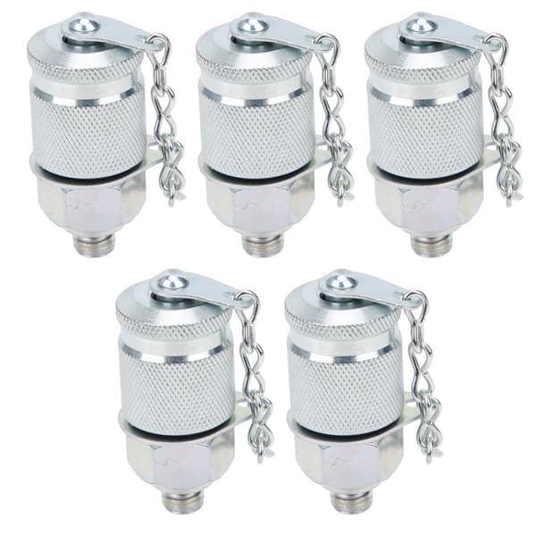 [RM] Hydraulic Test Adapter Kit 5 Pcs PT PPT M8 x 1 Pressure Measurement Thread Test Couplings