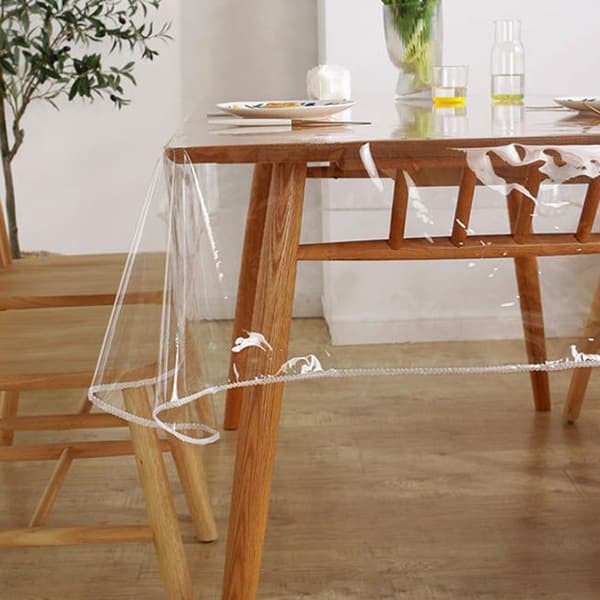 [RM] Transparent PVC Tablecloth Protector Waterproof/Oil-Resistant Plastic B B 140cm