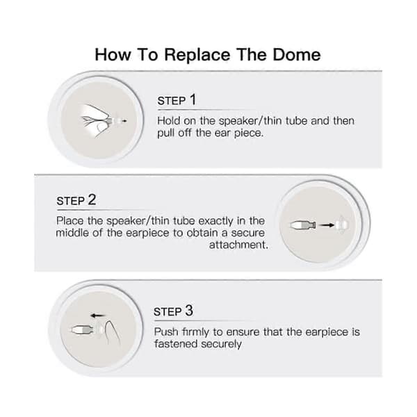 [RM]Hearing Domes for Phonak Marvel & Paradise RIC BTE Models SDS 4.0 Large Open Dome 10mm 20-Pack, Large