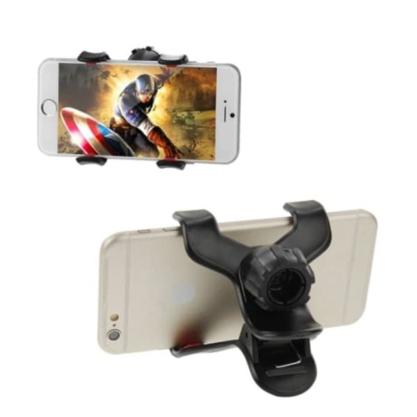 [RM]2-pack Mobile Holder - Bendable Stand with Clip for Mobile Black