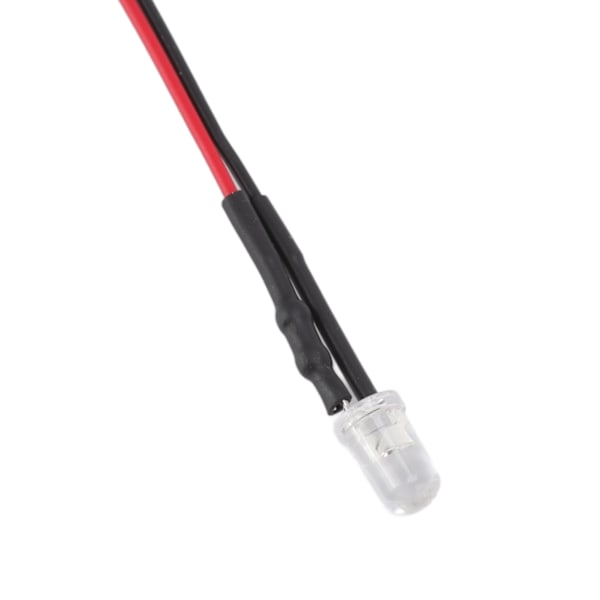 10 st 5 mm LED-dioder förkopplade elektroniska LED-lampor för dekoration 5-12 V rött ljus