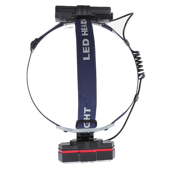 [RM]Powerful 8-Lamp Headlamp Durable Svart
