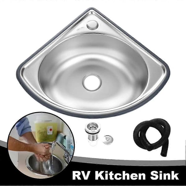 [RM]RV Sink Single Bowl Corner Sinks Drawing Tool Square Caravan
