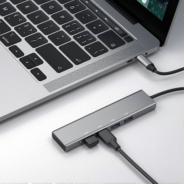 [RM]Type C Dockingstation 1 Træk 4 Multifunktionel Hub Usb3.0 Adapter Til Splitterkabeladapter