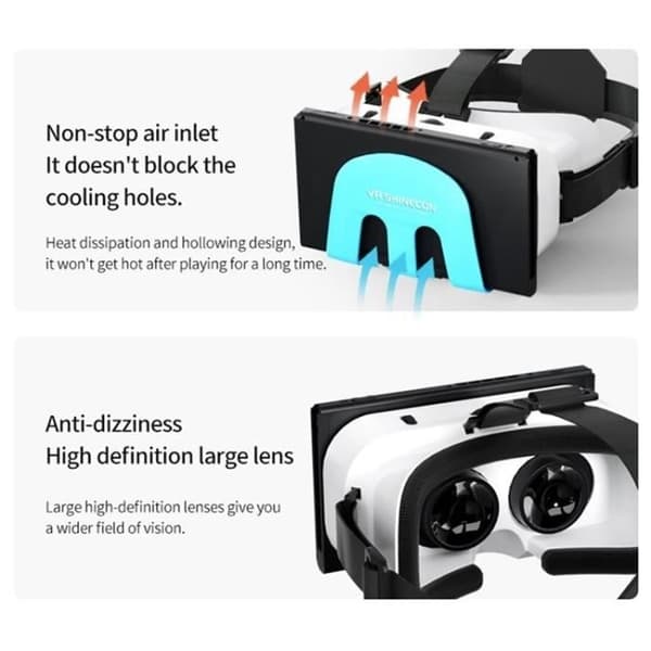 [RM]Ylelliset 3D-lasit Nintendo Switchille / Switch OLED HD VR-lasit