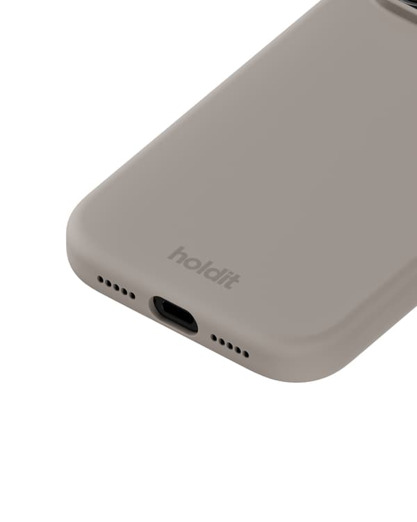 [RM]holdit iPhone 17 Pro Mobildeksel Silikon Taupe Mullvadsgrå Silikon