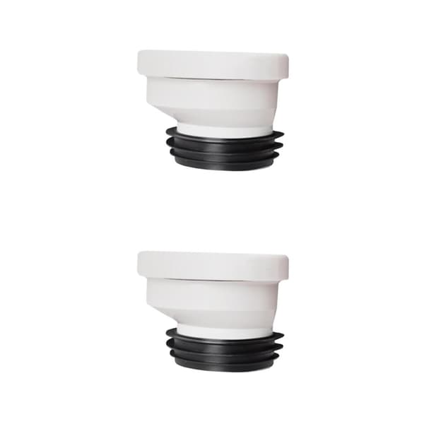 [RM]1/2/3/5 Offset Toilet Flange Coupling PVC for Urinal Repair Remove 2cm Remove 2cm 2PCS
