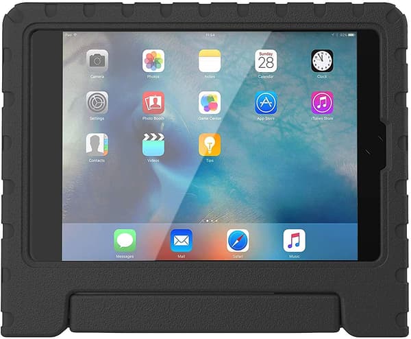 [RM] Stødsikkert børnecover med stativ til iPad 10.2 (2019), sort