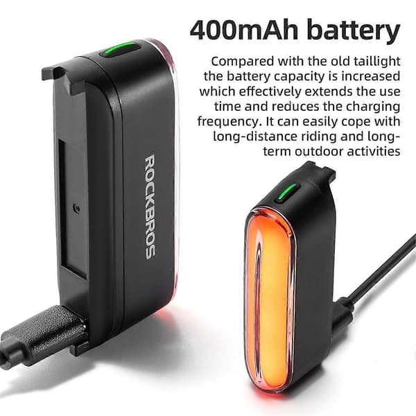 [RM]IPX6 Waterproof Magnetic Bicycle Taillight Rechargeable Type-C