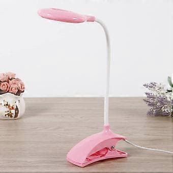 [RM]Portable LED Soft Light Lamp, USB Eye Care Clip Lamp/Multifunctional Small Dormitory Flashlight/Creative New Design 360 Degrees