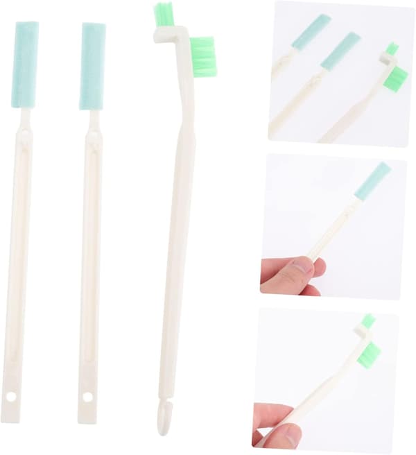 [RM]2 set Small Space Cleaning Brushes for Window Door Tracks Grooves Corners Bottles