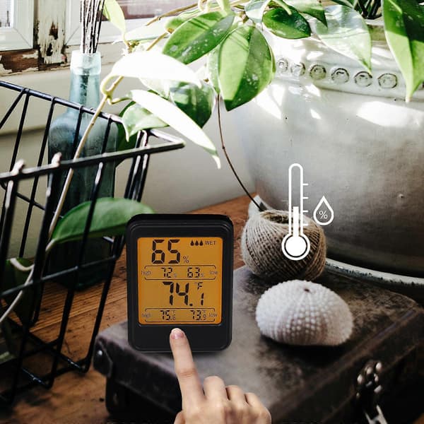[RM] Digitalt hygrometer Digitalt temperaturhygrometer Innendørs termometer Innendørs hygrometer