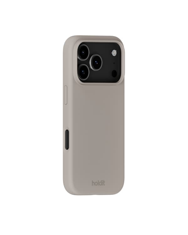 [RM]holdit iPhone 17 Pro Mobildeksel Silikon Taupe Mullvadsgrå Silikon